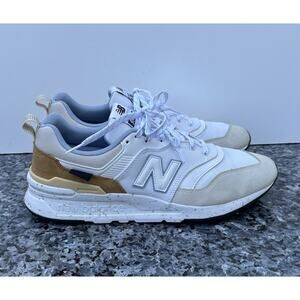 New Balance 997H Size 10.5D Moonbeam Workwear Suede Sneaker Shoes CM997HWF